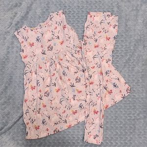 Unicorn Dress and Leggings set